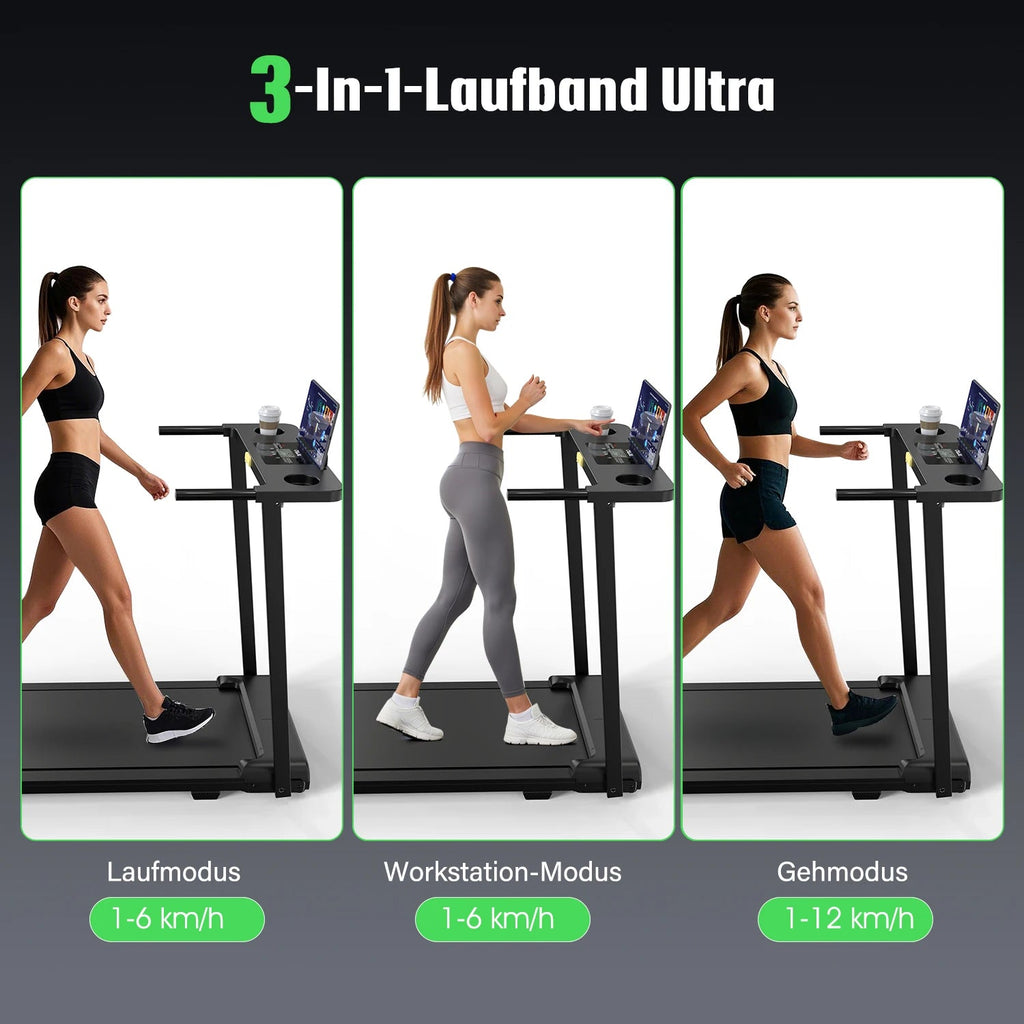 Treadmill Walking Pad for Home 3in1 Folding Under Desk Treadmill 2.5HP