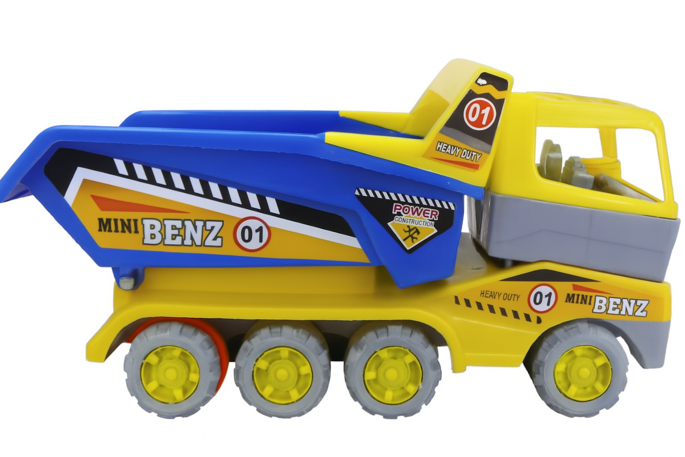 Mini Benz Yellow & Blue Dump Truck Toy